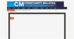 Desktop Screenshot of christianitymalaysia.com