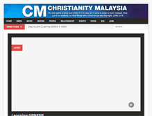 Tablet Screenshot of christianitymalaysia.com
